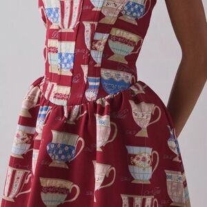 Kimchi Blue Sugar Plum Strapless Corset Mini Dress